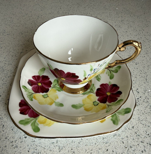 Tuscan bone china floral tea - floral,