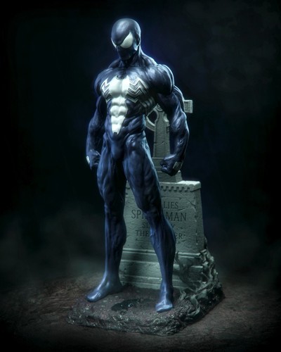 Sybiote spiderman 3d printed - spiderman,