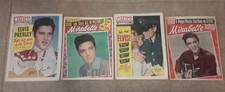 ELVIS PRESLEY, 4 X MAGAZINES, ALL ORIGINAL FROM 1959. VERY RARE, 