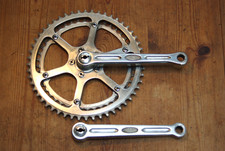 Classic Stronglight 49D Crankset, 170mm, TA chain rings 52t - 44t