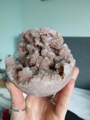 Druzy pink amethyst - pink,