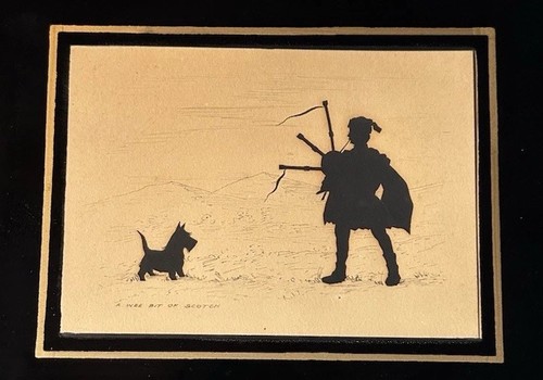 Antique 20s scottish highlands - antique,