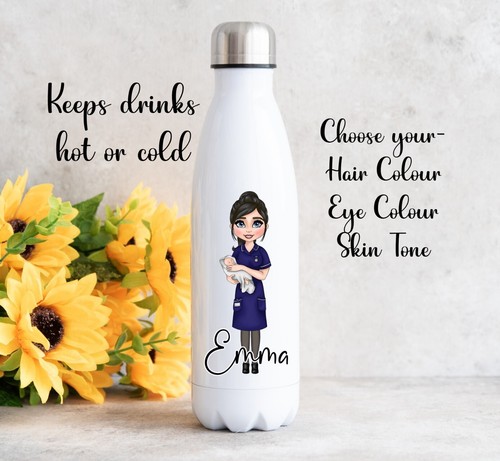 Midwife water bottle - midwife,