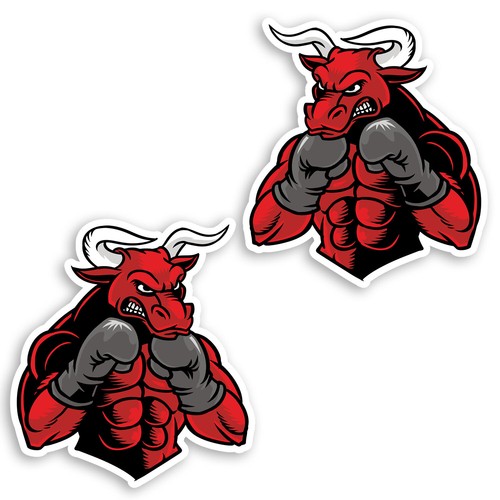 10cm boxing bull - x,
