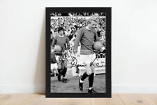 DENIS LAW GEORGE BEST SIGNED