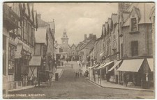 BROAD STREET, KNIGHTON - Radnorshire Postcard 