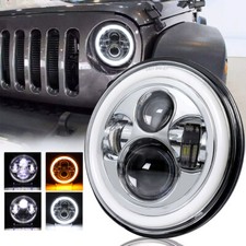 DOT 7" LED HALO HEADLIGHT E