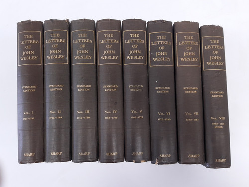 The letters john wesley - of,