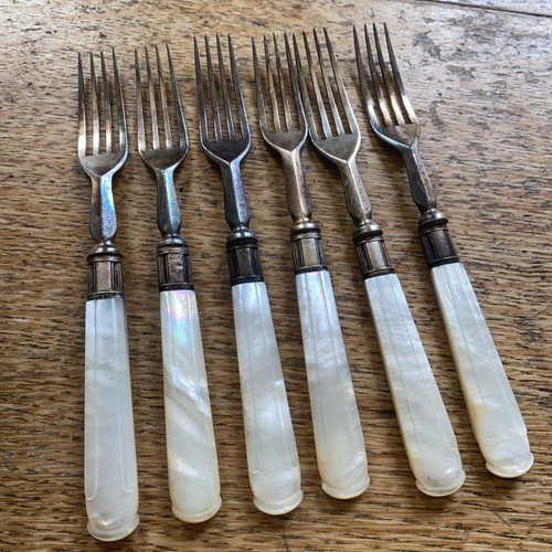 Set antique silver - antique, plated