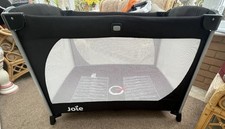 Joie Allura Travel Cot Removable Bassinet Navy Blue Hardly Used Great Condition