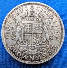 1937 George VI Crown, five