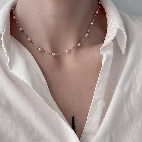 Stylish collarbone chain - stylish,