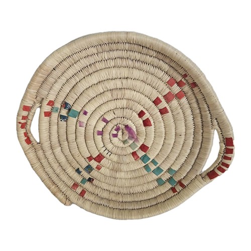 Vtg native coiled basket - vtg,