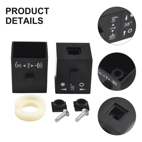 Pair square shower - pair,