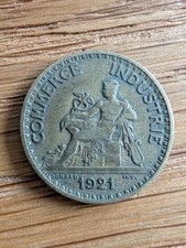 France 1 Franc Coin 1921