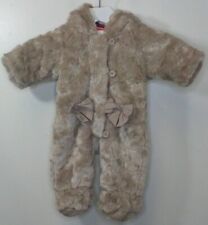 Ted Baker Snowsuit All In One Faux Fur Hooded Pram Suit 0-3 Months (SHP)
