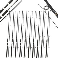 Wholesale Job Lot 10x Carp Stalker Fishing Rod Black 8ft 2.4m 2pc 2TC Fibreglass
