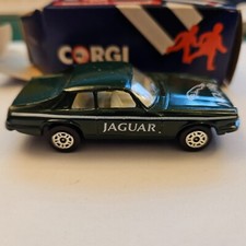 Corgi Toys DieCast Model Car Jaguar Track Car 1:64 Scale Vintage 1985 Display