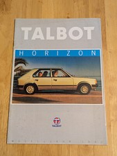 Talbot Horizon 1980 Brochure
