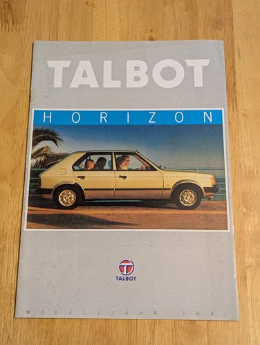 Talbot horizon 1980 brochure - horizon,
