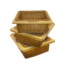 Pull Out Wicker Baskets
