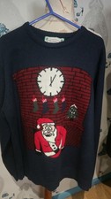 Mens blue santa down the