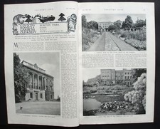 BURTON PARK. Country Life magazine, 1936. Nr Petworth. N of Chichester & Bognor