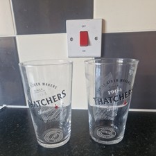 Thatchers Pint Glass x 2