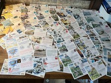 Aviation planes flight Cover Aircraft 100x many signed large lot z61