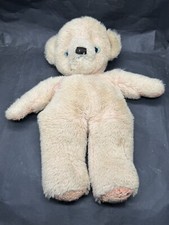 VINTAGE / ANTIQUE LIGHT PINK OLD  TEDDY BEAR PLUSH