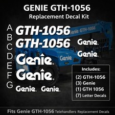 Fits Genie GTH 1056 Decal Kit