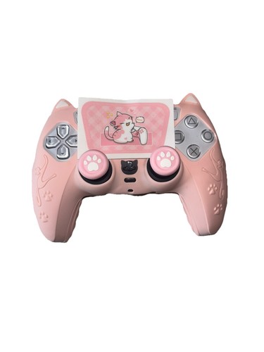 Pink cat paw silicone - paw,