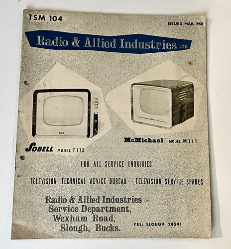 Radio allied industries tsm - &,