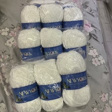 new york white chenille Aran