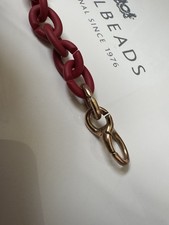 Authentic X By Trollbeads Links. Red Rubber X 11. 1 Bronze Clasp 1x Bronze Link