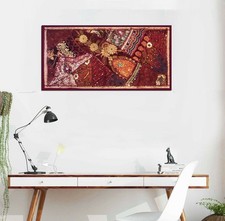 40" SPECTACULAR ANTIQUE SARI