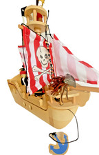 Wooden Pirate Ship With Wooden