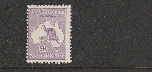 Stamps aust kangaroo 9d - stamps,