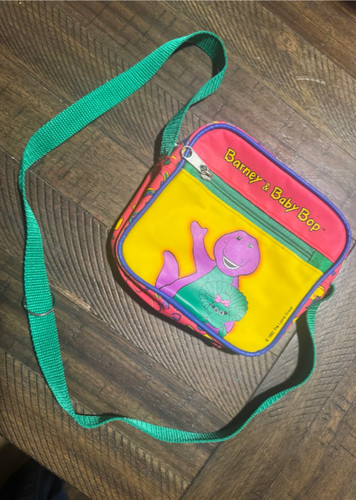 Vintage barney purse 90s kids - vintage,