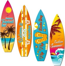 4 Pcs Surfboard Wall Decor