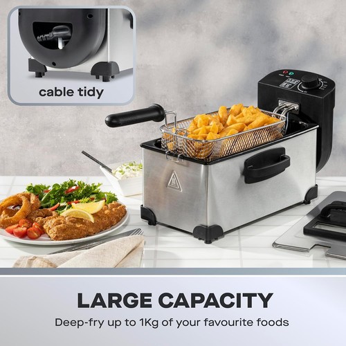Deep fat fryer stainless - deep,