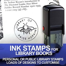 Ink Stamp for Library Books |
