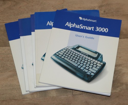 Alphasmart 3000 user s guide - 3000, user's