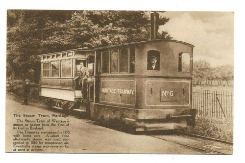 The steam tram wantage - the,