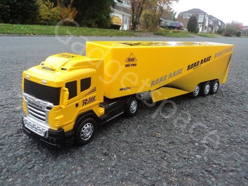 European truck yellow - truck,