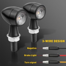 2x Motorcycle Motorbike Bullet