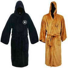 Men's Bathrobe Jedi Sith Hooded bathrobe Cloak Star war Soft Dressing Gown 2025