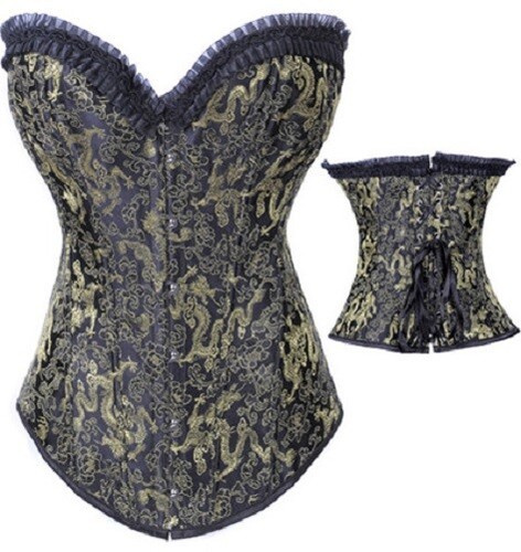 Dragon motif fshion corset - fshion,