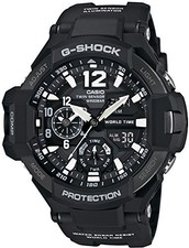 Casio G-SHOCK GA-1100-1AJF SKY COCKPIT Black Aviation Watch JAPAN Men Watch