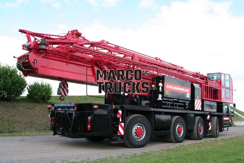 Lkw foto kranwagen rot - kranwagen,
